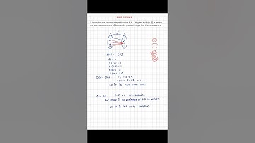 Prove that the Greatest Integer Function f : R → R, given by f(x)=[x], is neither one-one nor onto.