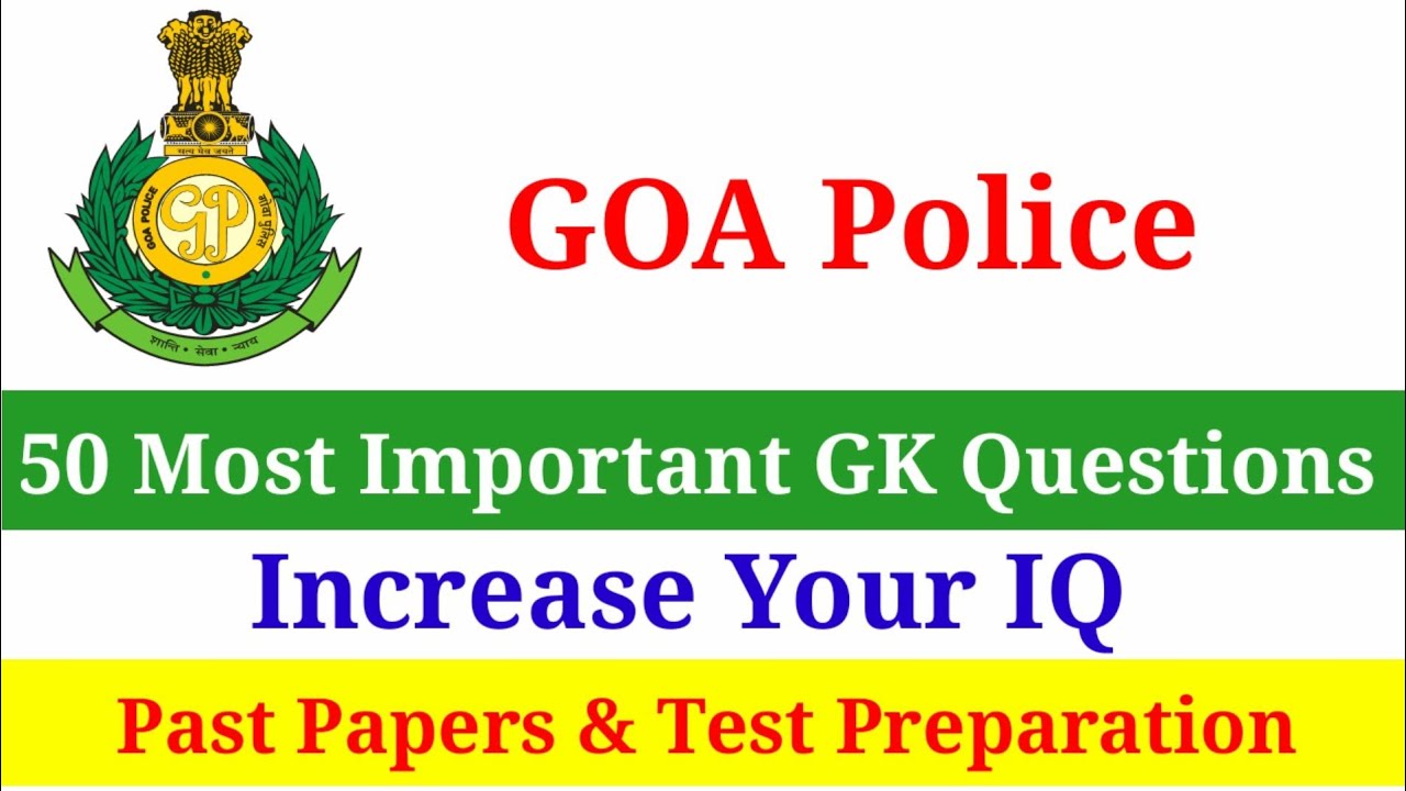 Goa Police Past Papers & Test Preparation For Written Test | Goa Police All Solved Papers 2025-26
