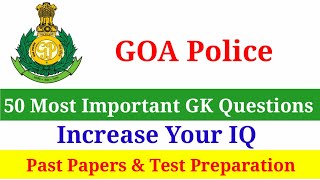 Goa Police Past Papers & Test Preparation For Written Test | Goa Police All Solved Papers 2025-26
