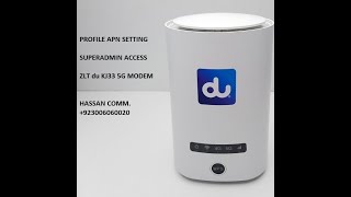 How To Add APN & Acess superadmin Hidden Menu in ZLT du KJ33 | Explained Urdu / Hindi screenshot 4