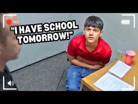 13-Year-Old Killer Plays Innocent With Police (It Doesn't Work)