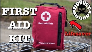 First Aid Kit -- 5 Star Rating, Affordable, Quality, & Lifesaving | Surviveware First Aid Kit Review