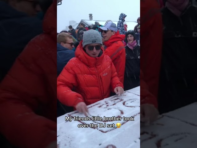 Watch When You are at the Alps but you are also almost a DJ #shorts on YouTube Watch When You are at the Alps but you are also almost a DJ #shorts on YouTube