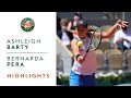 Roland Garros 2021: Ashleigh Barty vs Bernarda Pera's HIGHLIGHTS