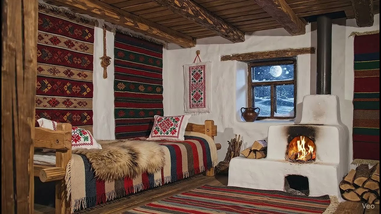 Хуртовина за вікном • Затишок української хати