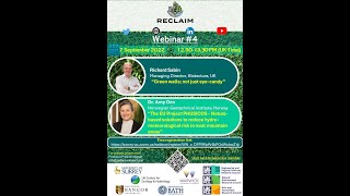 RECLAIM Network Plus Webinar #4 - Green Walls and The EU Project PHUSICOS