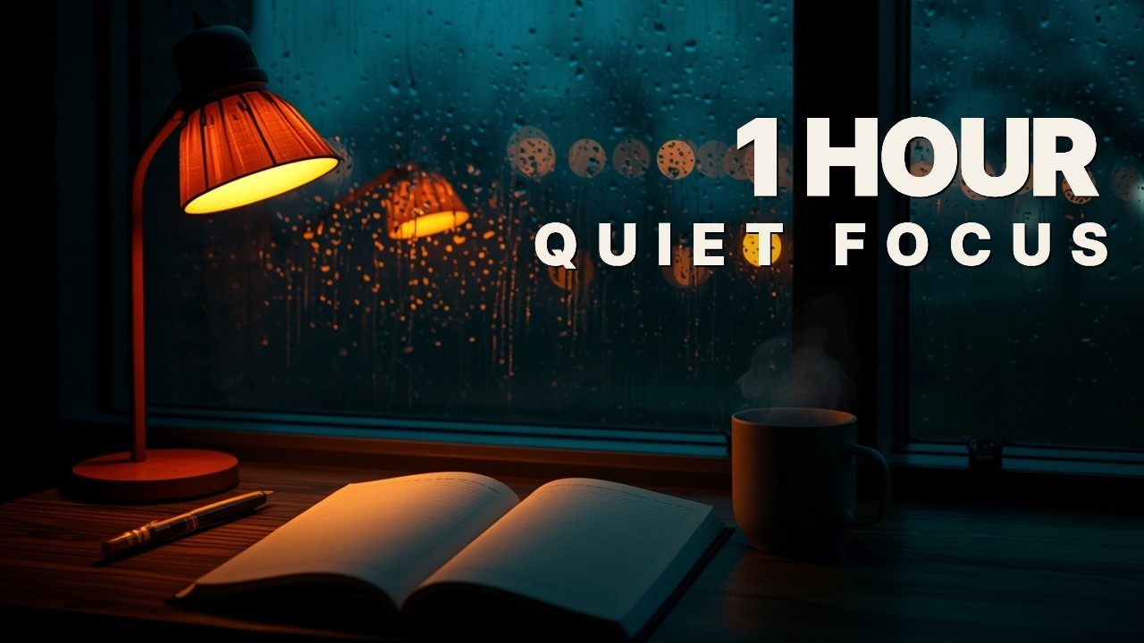 [Quiet Focus] Late Night Study — 새벽 작업을 위한 조용한 집중 음악 (1 Hour)