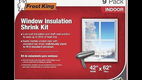 Frost King Window Insulation Kit