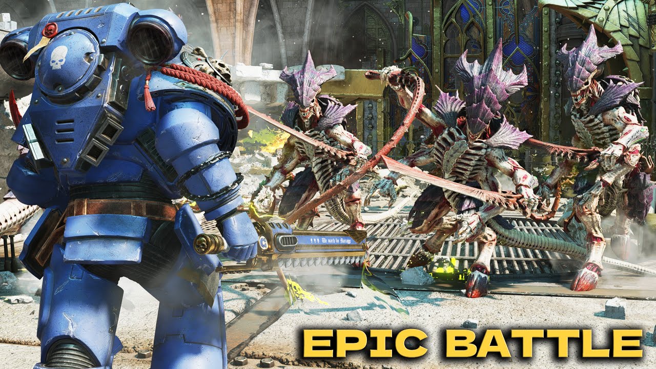 NEW ABSOLUTE DIFFICULTY: Ultramarines Veteran vs Tyranids - Warhammer ...