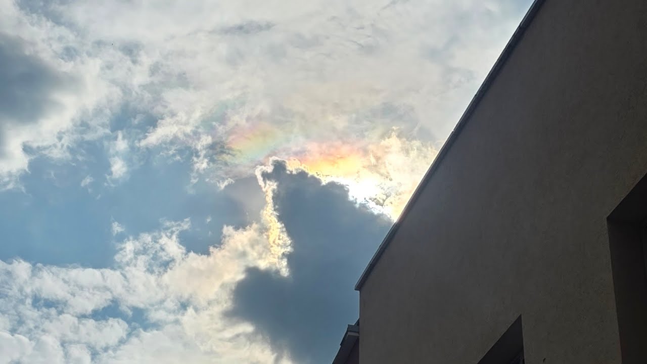 Rainbow Halo sun RARE CLOUD 