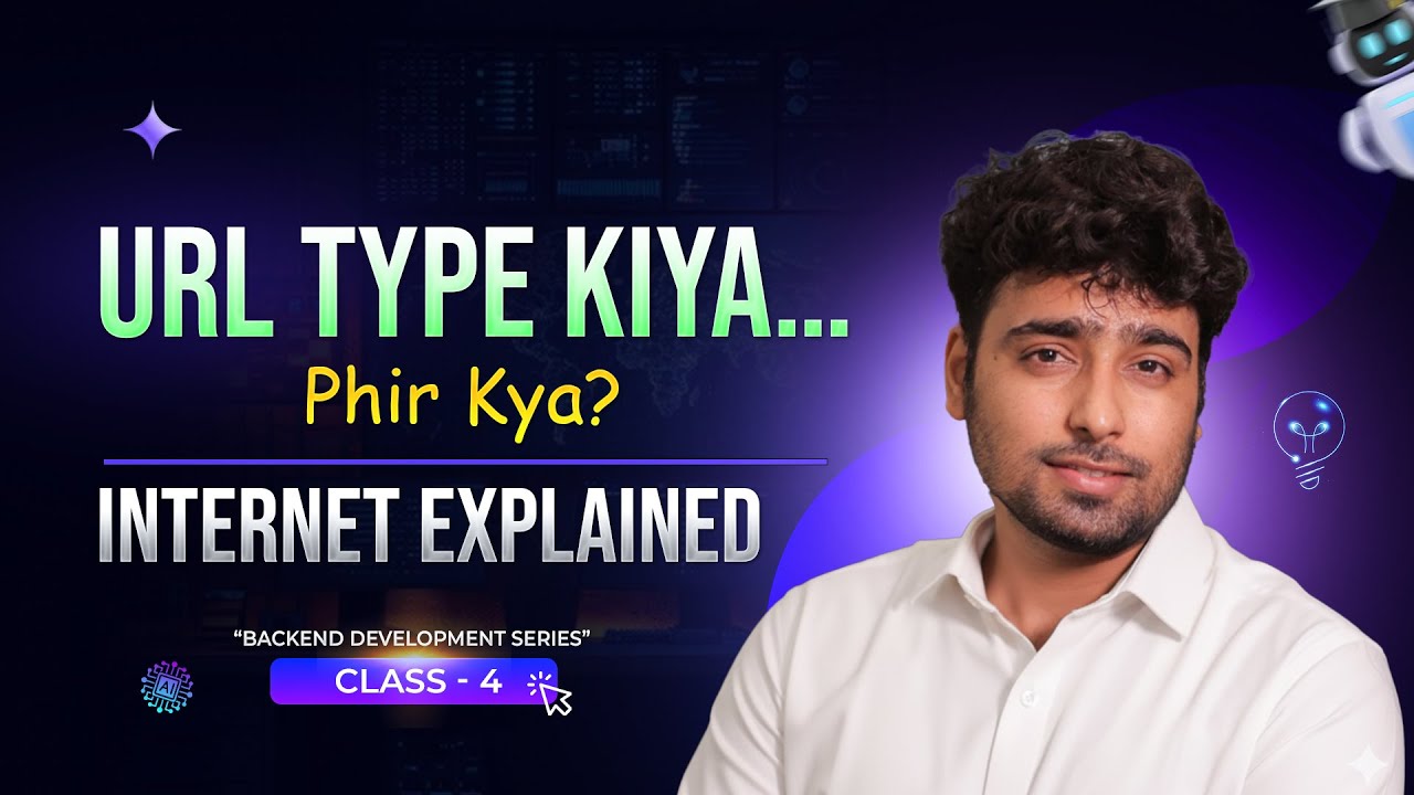 Node.js Full Course Day 4 | What Happens When You Type a URL? | Browser to Server Journey.