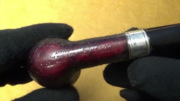 Pipa Dunhill Shell Briar gruppo 4-4105 con vera in argento Hallmarks (2017) (DHSH143)