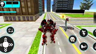 Survival #3 - New Red Robot Transform Snake Vs Super Car Robot Game screenshot 4