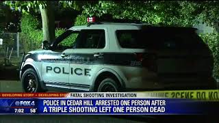 1 dead, 2 hurt in Cedar Hill shooting