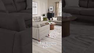 Don't make this common mistake when choosing a rug for your sofa.