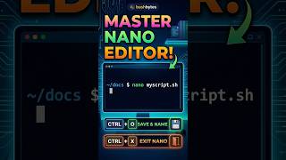 Nano Text Editor for Beginners in 10 Seconds!