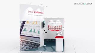 Sava - 3D Stand Design Animation Quadrant2Design