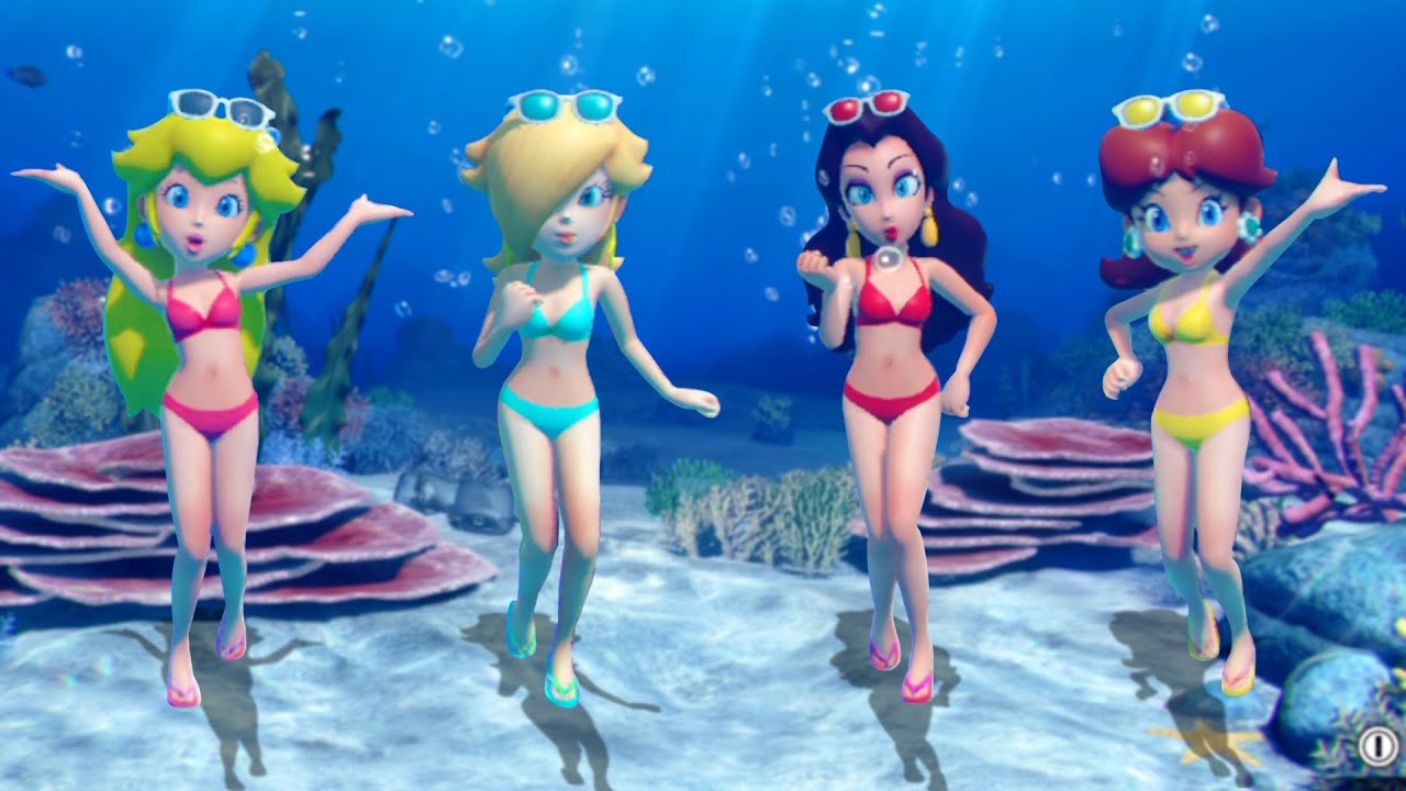 【マリオパーティ ジャンボリー】美女4人の激戦！ピーチ・デイジー・ロゼッタ・ポリーン最強バトル