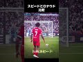 スピードとロナウドの比較 #サッカー #スピード
