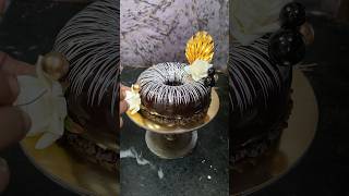 doughnut 🍩 chocolate doughnut cake tutorial #shortsfeed #viral #doughnut #chocolate #trending