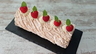 MERINGUE ROLL! Melts in mouth! Glutenfree! Flour FREE! Recipe always succeeds! In detail!