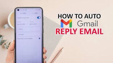 How To Auto Reply Email In Gmail On Android