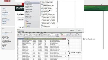 Importing into Subtables