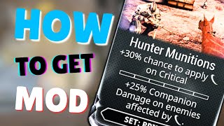 How To Get Hunter Munitions In Warframe