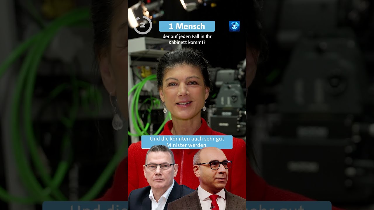 Vier Fragen 15 Sekunden Zeit Zu Antworten Mit Sahra Wagenknecht BSW 