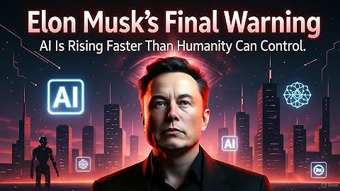 Elon Musk warns the world: AI is rising faster than humanity can control.