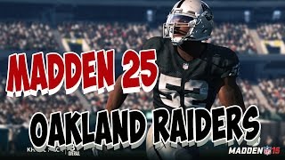Madden 25 | oakland raiders domination! rage quit!! gameplay