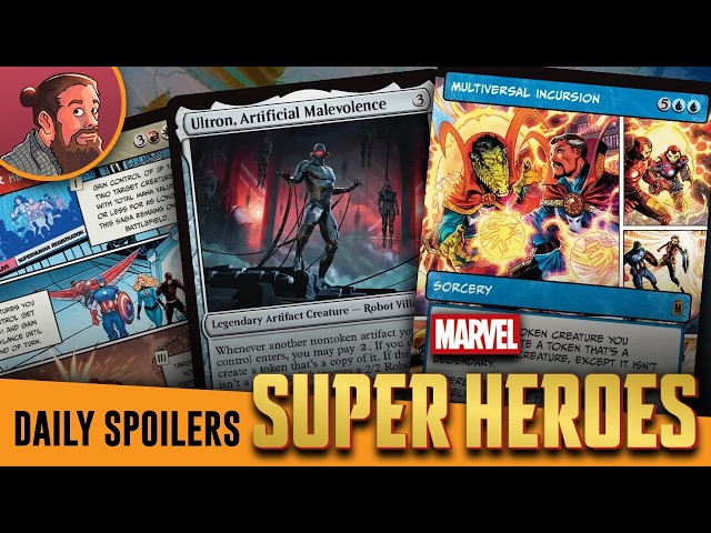 Plan Enchantments are Actually Pretty Neat | Daily MTG Marvel Super Heroes Spoilers
