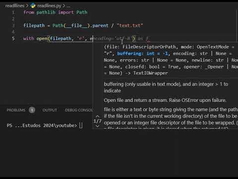 Leitura Eficiente de Arquivos em Python: Lazy Loading com open() # ...