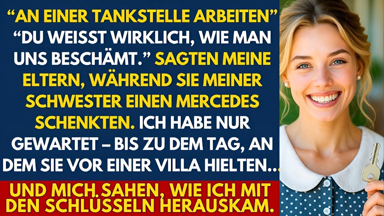 Meine Eltern sagten, sie schämten sich dafür, dass ich an einer Tankstelle arbeite – bis sie vor…