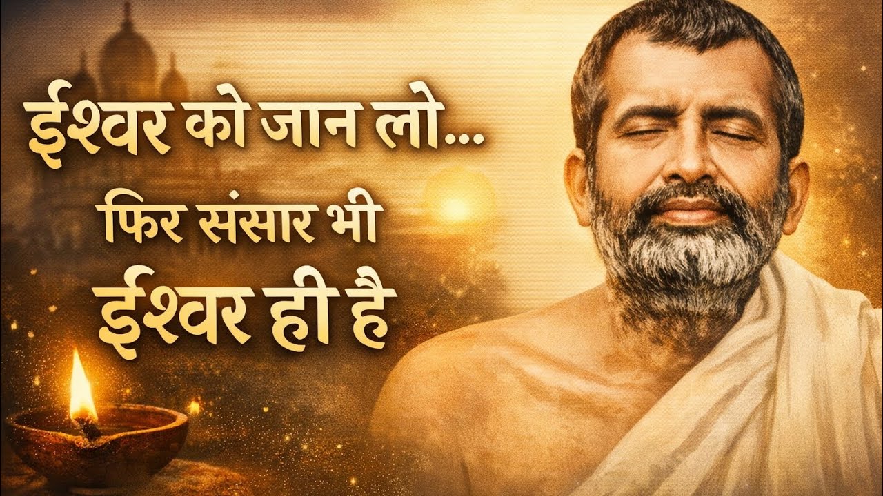 ईश्वर को जान लो… फिर संसार भी ईश्वर ही है | श्री रामकृष्ण परमहंस वचनामृत |