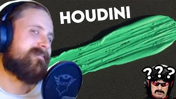 Forsen Reacts - Using Houdini To Simulate Paint Smearing