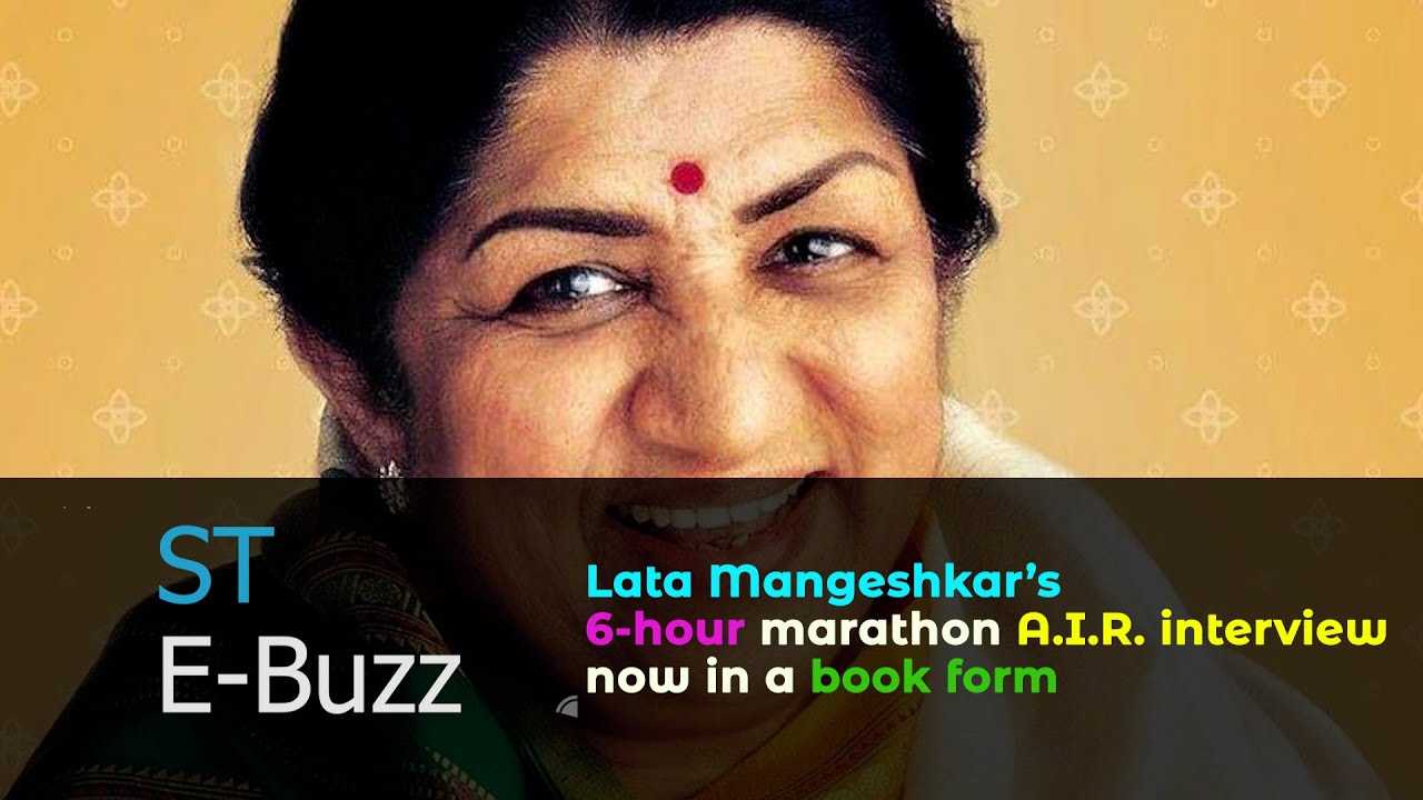 Lata Mangeshkar’s 6-hour marathon A.I.R. interview now in a book form