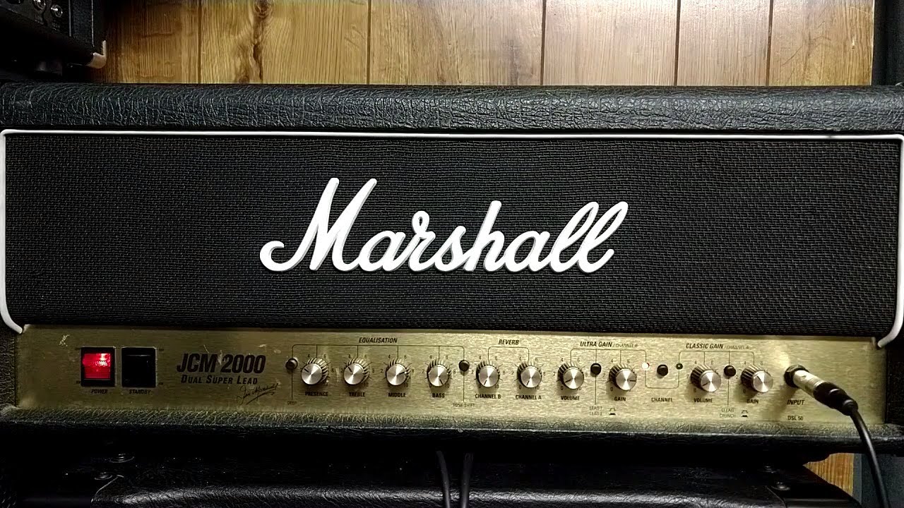 Marshall JCM2000 DSL50 Demo - YouTube