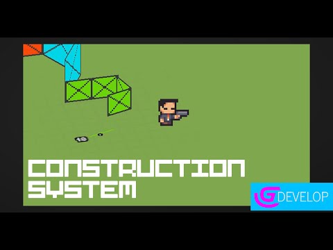 gdevelop - implementing construction system - fake 3d