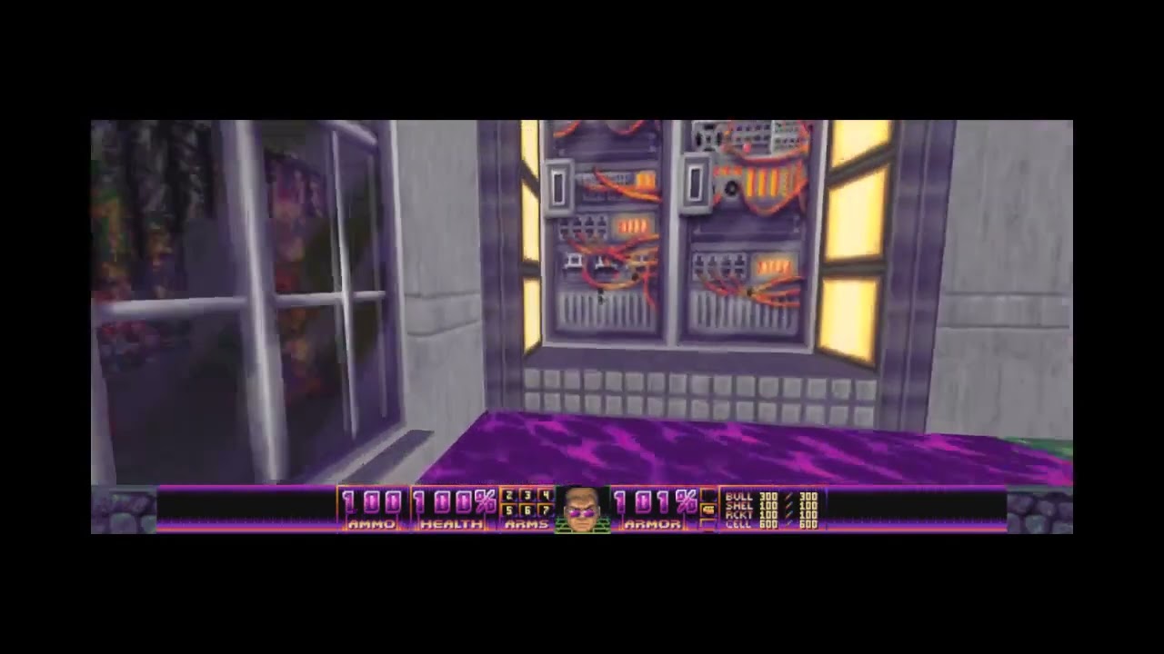 Doom 2 wad Neon Overdrive Finale: Lights Camera Rip n Tear!