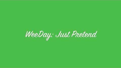 JeeJuh.com Rap contest Jan 2014/ WeeDay: Just Pretend