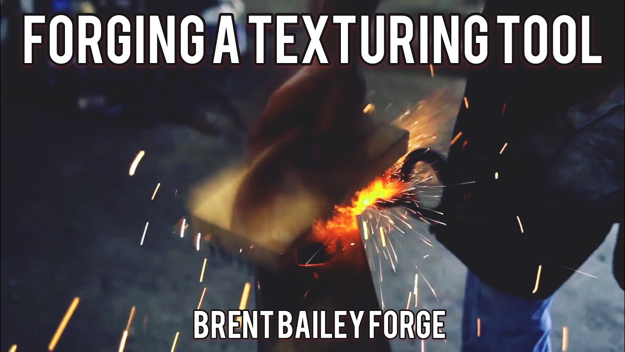 How to forge a texturing tool for your blacksmith shop- Brent Bailey Forge- Blacksmith tool making