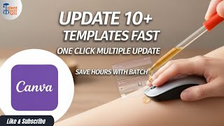Canva Batch Processing Tutorial | Update Multiple Designs at Once