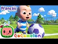 Vive le foot  cocomelon en franais  chansons pour bbs