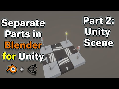 Unity Prefab Setup with Blender Assets Traffic Light Demo