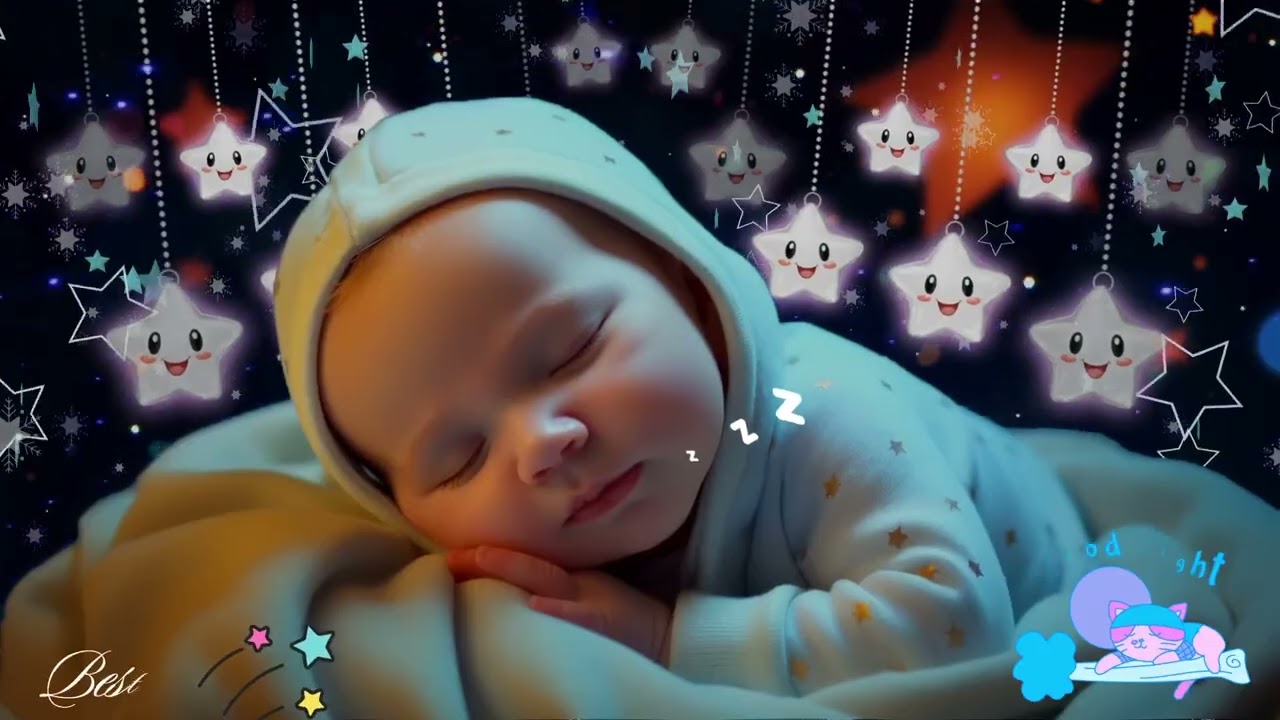 Baby Sleep Music 💤 Mozart & Brahms Lullabies to Overcome Insomnia Fast & Instant Deep Rest