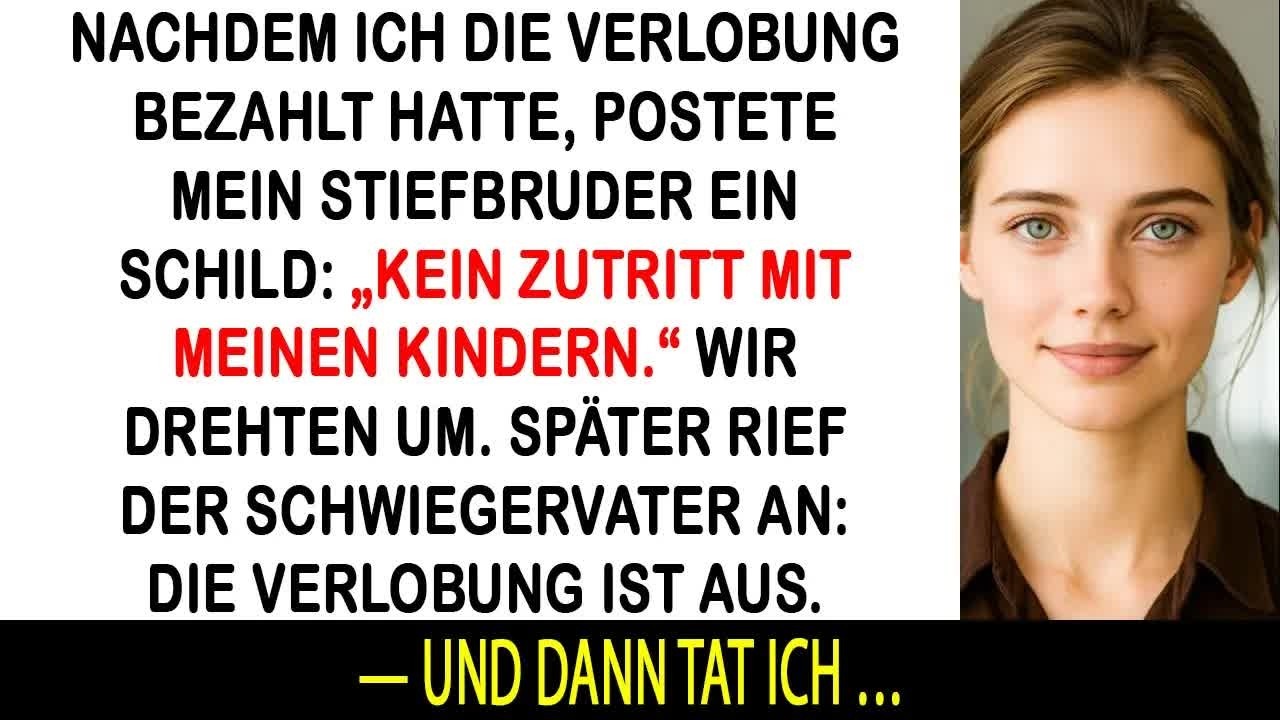 Nach der Verlobung stellte mein Stiefbruder Wachen auf： „Keinen Zutritt für dich!“ – ich grinste