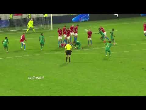 شاهد هدف عبدالله الحمدان العالمي من ركلة حرة في ودية السعودية والتشيك