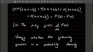 Module 2- Probability density function (p.d.f)