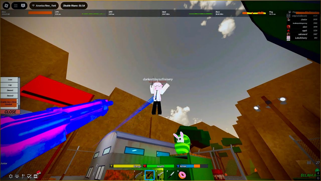 Набег на сообщество Da Hood на Alt